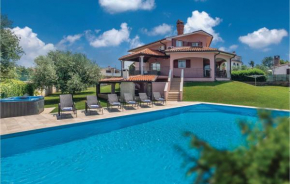 Nice Home In Nova Vas With Heated Swimming Pool